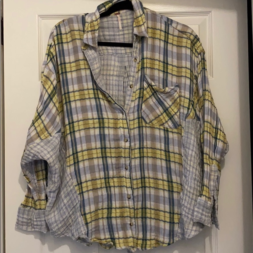 Free people flannel worn handful of times
